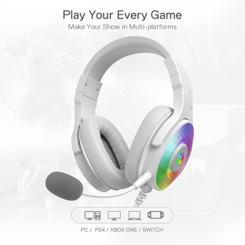 Redragon H350 White Wired Gaming Headset