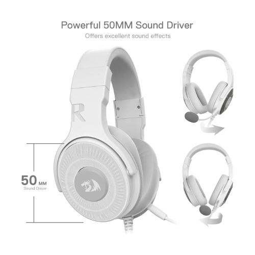 Redragon H350 White Wired Gaming Headset