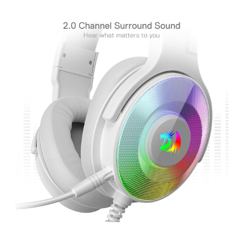 Redragon H350 White Wired Gaming Headset