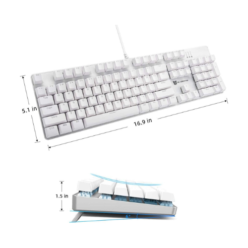 Mechanical Esports Keyboard Backlit (White)