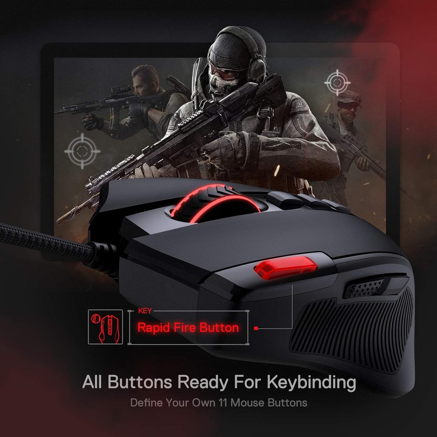 Redragon M612 Predator RGB Esports Mouse