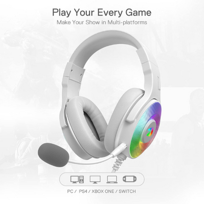 Redragon H350 White Wired Gaming Headset